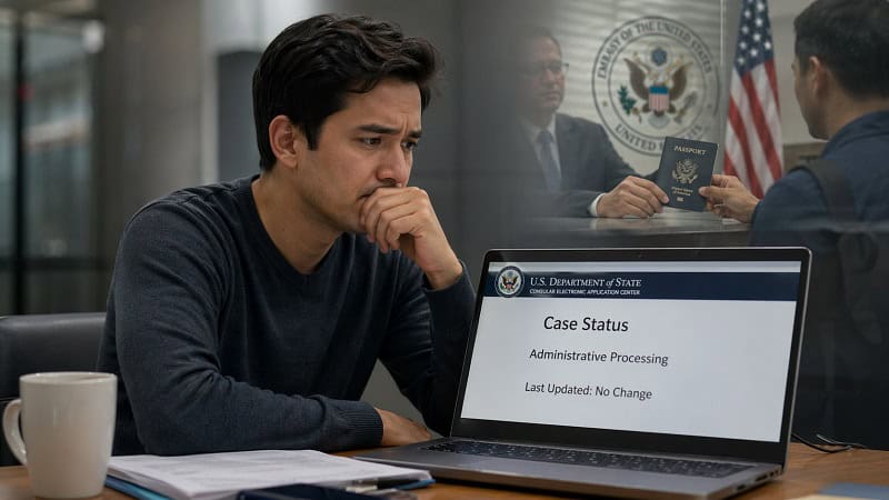 Паспорт остался в посольстве США после интервью: что значит статус CEAC в 2026 году