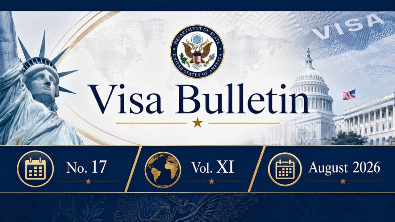 Visa Bulletin за август 2026: анализ семейных, трудовых и DV-категорий